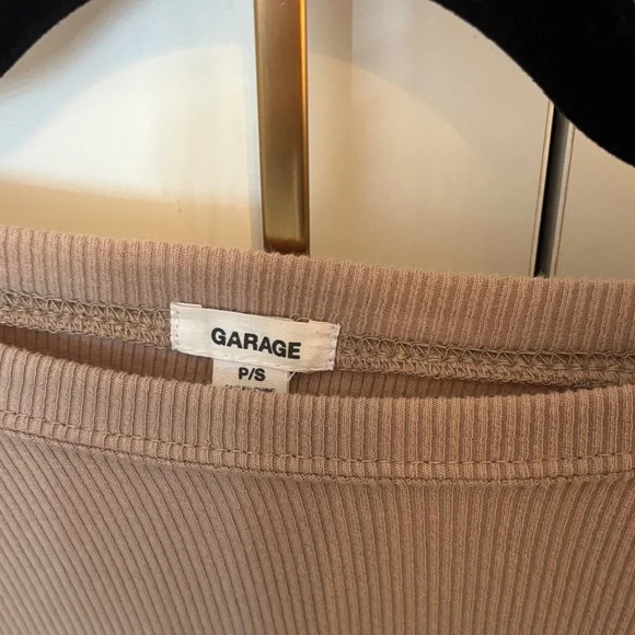 Ganni Tan Ruched Maxi Dress - Picture 2 of 2